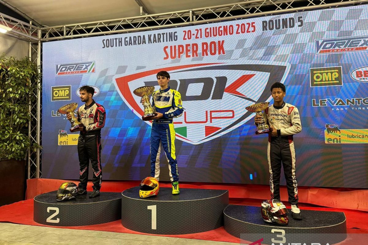 Qarrar Firhand Cetak Podium Perdana di Kelas Senior ROK Cup Italy 2025